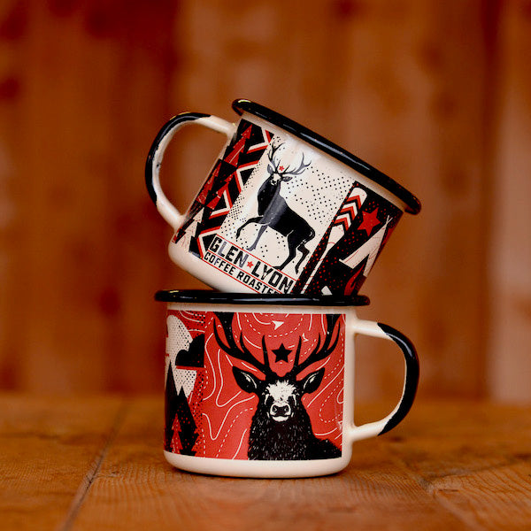 Glen Lyon Coffee Enamel Camp Mug