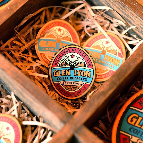 Glen Lyon Coffee Enamel Pin Badge