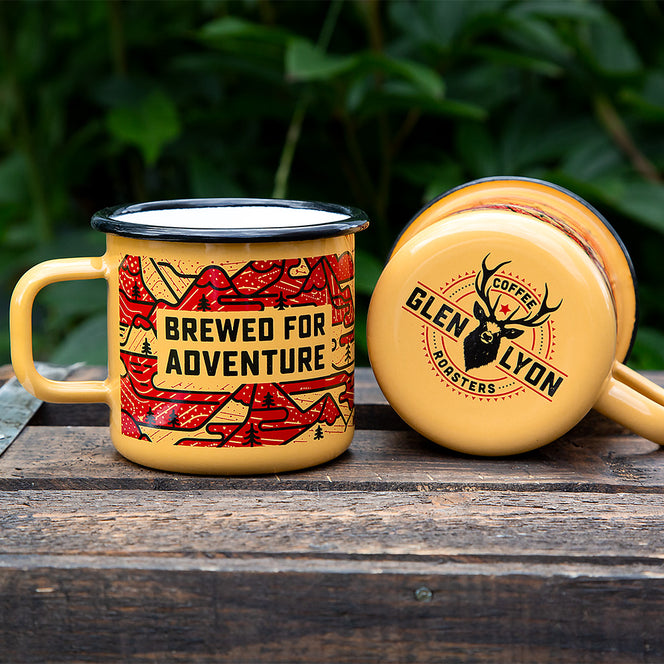 Glen Lyon Coffee Enamel Camp Mug