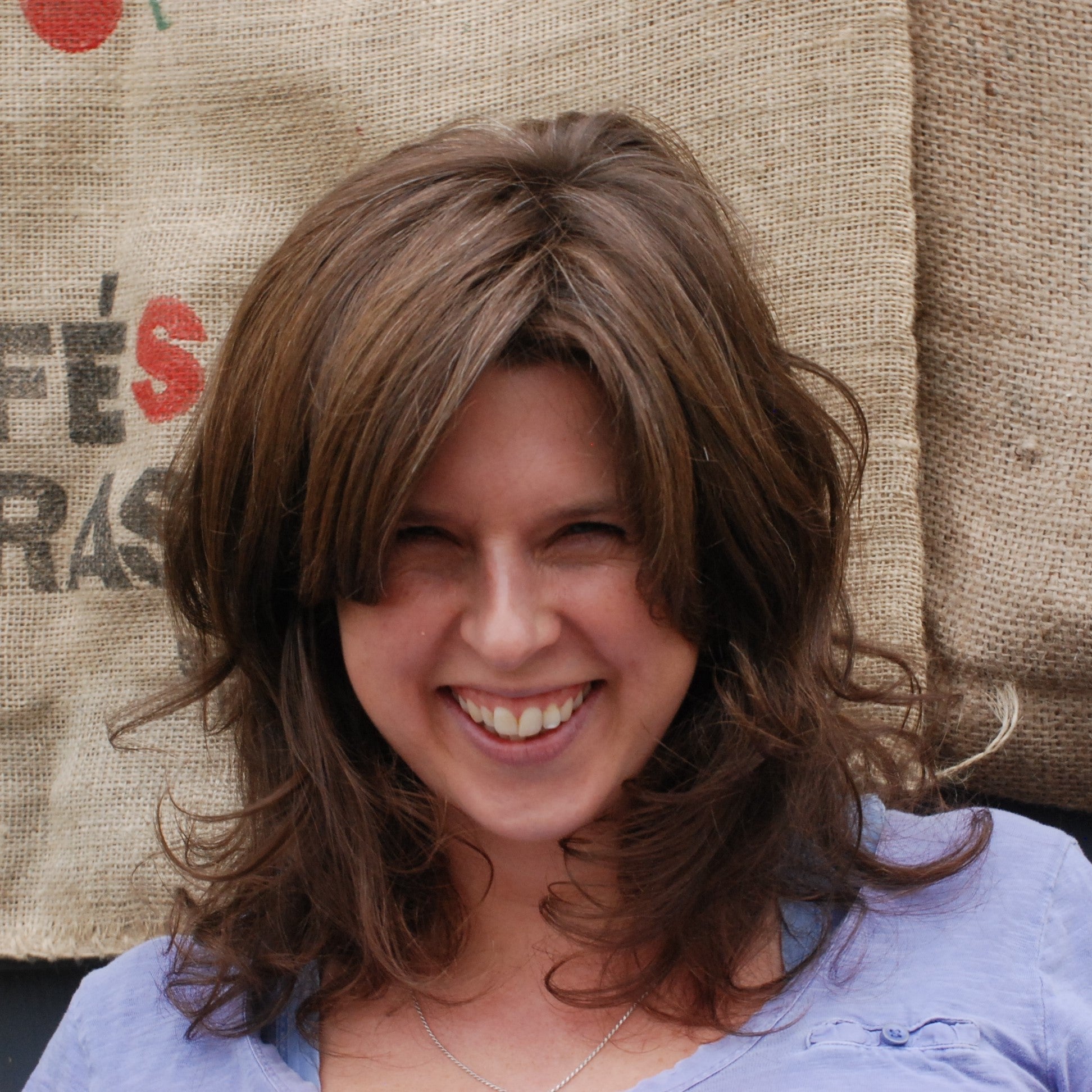 Closeup of Glen Lyon Coffee Roasters founder and co-owner Fiona Grant