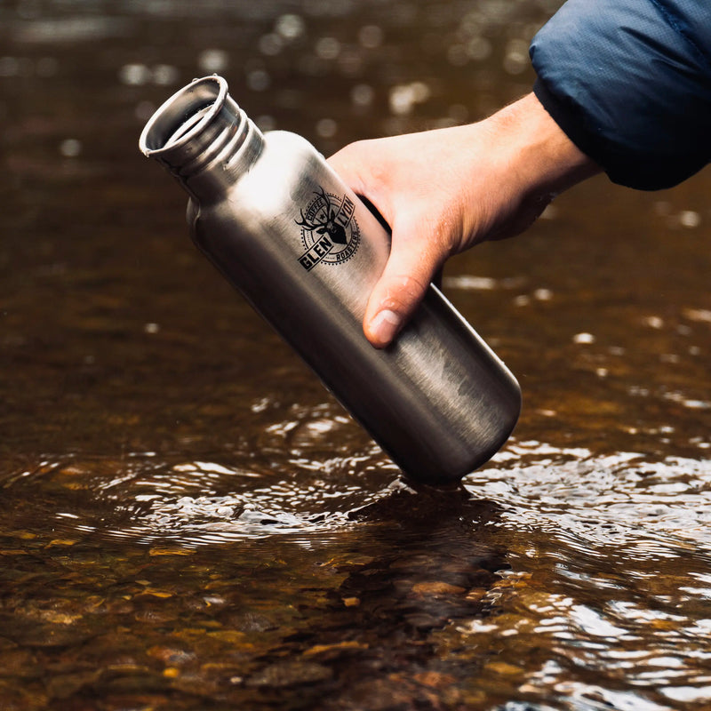 Glen Lyon Coffee-branded Klean Kanteen Stainless Steel Water Bottle