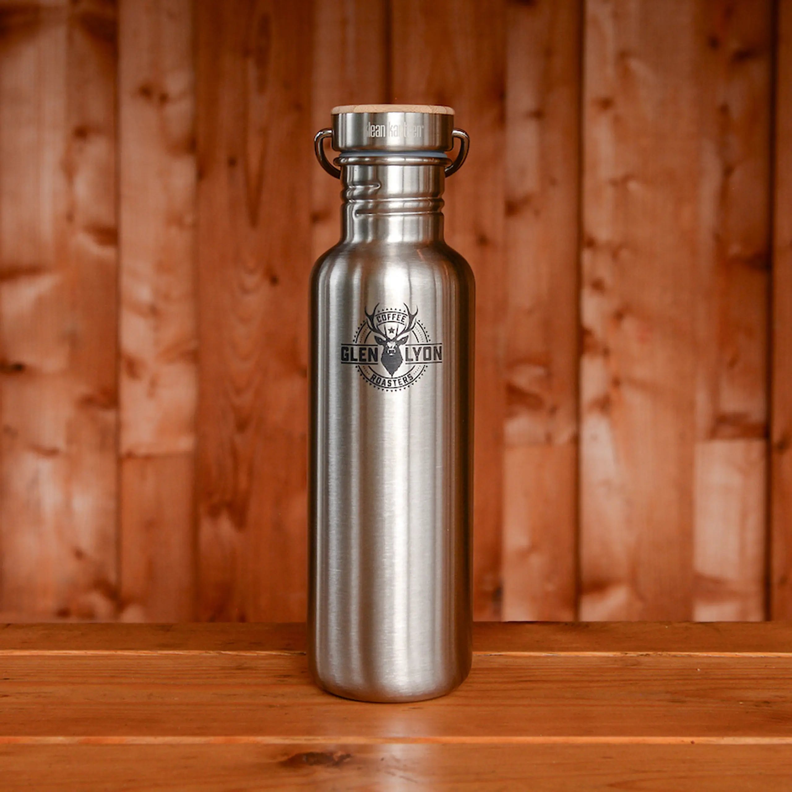 Glen Lyon Coffee-branded Klean Kanteen Stainless Steel Water Bottle