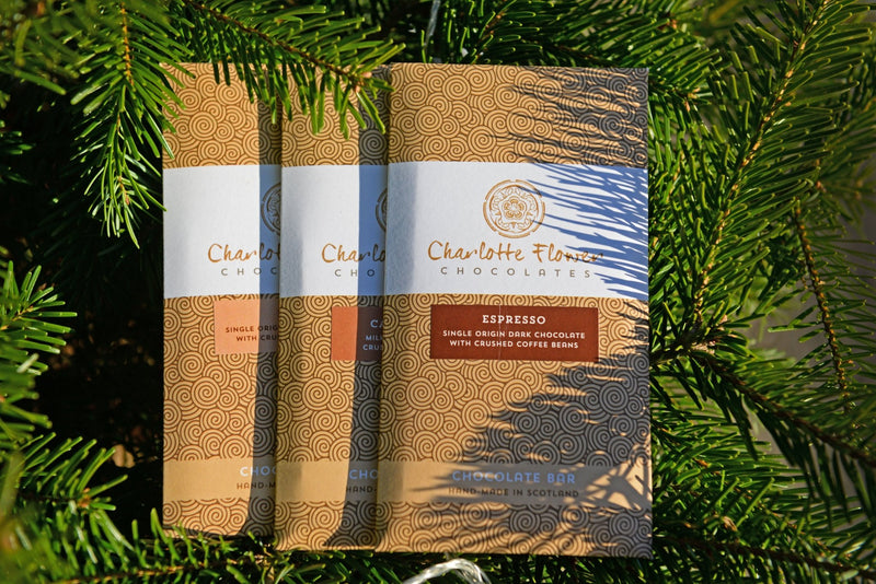 Charlotte Flower Chocolate and Coffee Bars